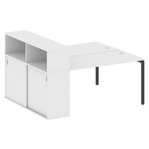 Бенч-система с шкафом-купе на П-обр. м/к Metal System Quattro 40БП.РС-СШК-2.3 фото 13 Бенч-система с шкафом-купе на П-обр. м/к Metal System Quattro 40БП.РС-СШК-2.3 фото 13