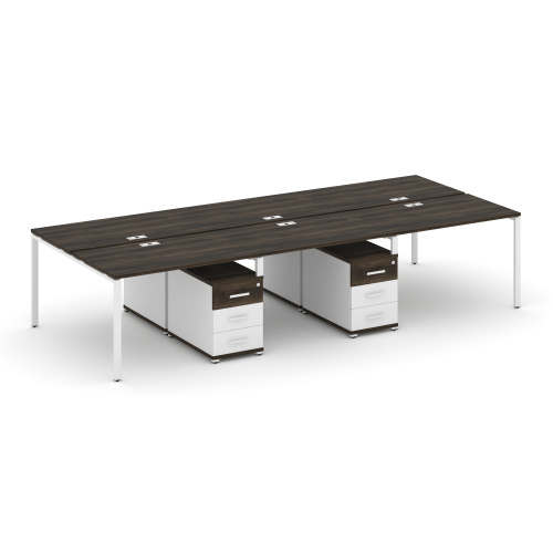 Бенч-система на 6 мест с 2 опорными тумбами Concept CN.DRS-342 фото 10