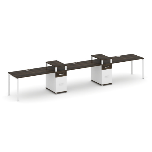 Бенч-система на 3 места с 2 опорными тумбами Concept CN.ORS-455 фото 10