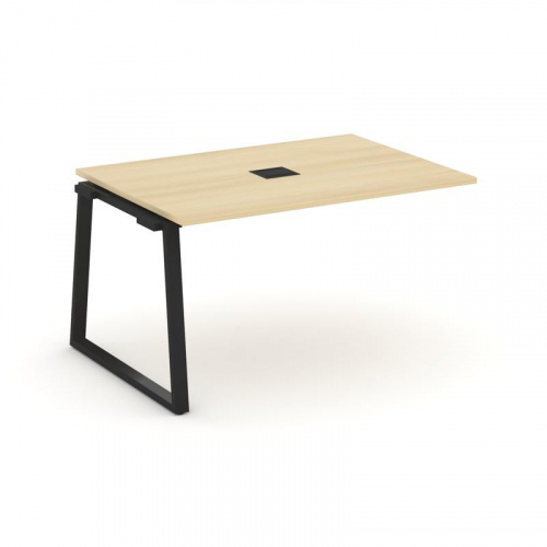 Style Project Проходной наб. элем. перег. стола SN-6T1.NSPRG-004 Акация Лорка/Металл Антрацит/Заглуш фото 6