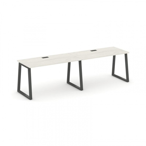 Style Project Рабочая станция 1 сторон. SN-6T1.ORS-023 Акация Лорка/Металл Антрацит/Заглушка Пластик фото 24