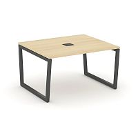 Style Project Стол переговорный SN-5T2.SPRG-034 Акация Лорка/Металл Антрацит/Заглушка Металл Антраци