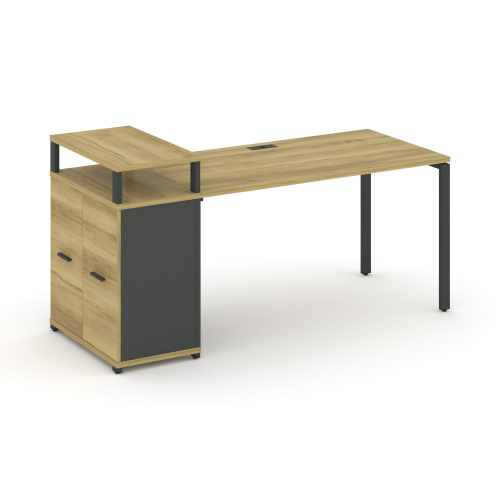 Стол офисный с опорным распашным шкафом Concept CN.SP-224 фото 4 Стол офисный с опорным распашным шкафом Concept CN.SP-224 фото 4