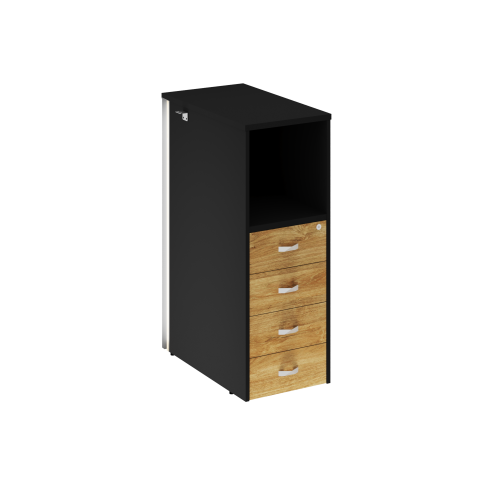 Тумба с подсветкой на 4 ящика Onix Белый O.R-TV-4.S фото 9