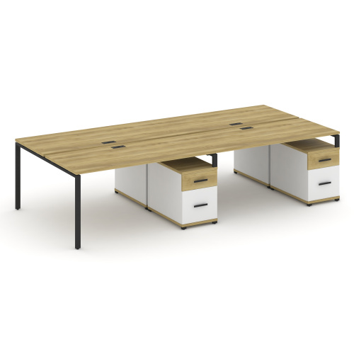 Бенч-система на 4 места с 2 опорными тумбами Concept CN.DRS-324 фото 6 Бенч-система на 4 места с 2 опорными тумбами Concept CN.DRS-324 фото 6