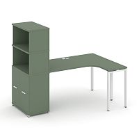 Стол эргономичный с опорным распашным шкафом Concept CN.SA-216(R)
