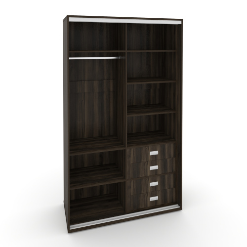 Корпус 2-х секционного шкафа высокого L=1400мм Maris SH.K2-4.1 K7 фото 2