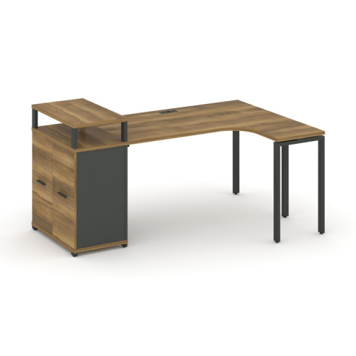 Стол эргономичный с опорным распашным шкафом Concept CN.SA-212(R) Стол эргономичный с опорным распашным шкафом Concept CN.SA-212(R)