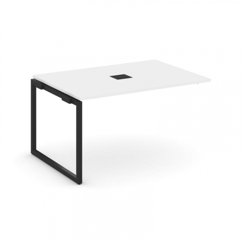 Style Project Проходной наб. элем. перег. стола SN-4O.NSPRG-001 Дуб Наварра/Металл Белый 980*980*750 фото 5