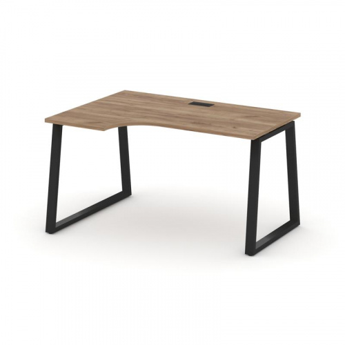 Style Project Стол рабочий эргоном. SN-6T1.SPA-001(L) Акация Лорка/Металл Антрацит/Заглушка Пластик фото 7 Style Project Стол рабочий эргоном. SN-6T1.SPA-001(L) Акация Лорка/Металл Антрацит/Заглушка Пластик фото 7