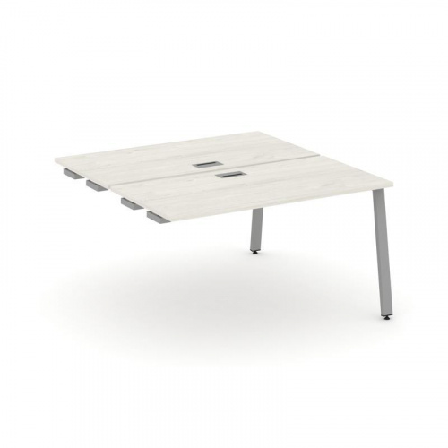 Style Project Стол-приставка к опор. элем. SN-6A.DPRS-003 Дуб Наварра/Металл Белый 1380*1232*750 фото 5