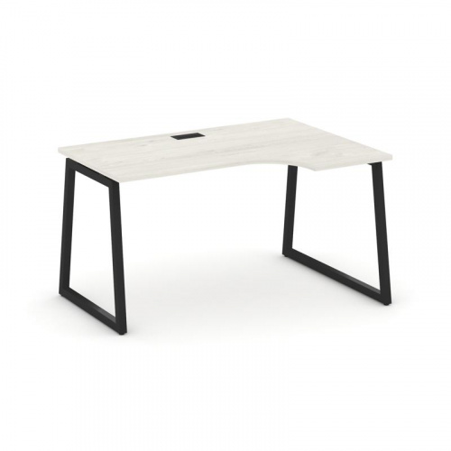 Style Project Стол рабочий эргоном. SN-4T1.SPA-001(R) Акация Лорка/Металл Антрацит/Заглушка Пластик фото 8 Style Project Стол рабочий эргоном. SN-4T1.SPA-001(R) Акация Лорка/Металл Антрацит/Заглушка Пластик фото 8