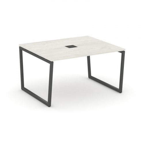 Style Project Стол переговорный SN-4T2.SPRG-034 Акация Лорка/Металл Антрацит/Заглушка Металл Антраци фото 24