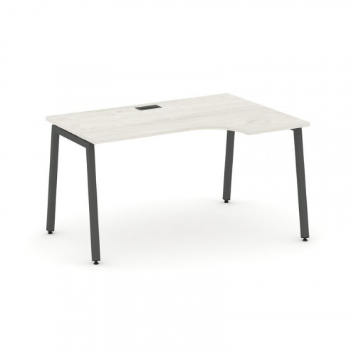 Style Project Стол рабочий эргоном. SN-4A.SPA-012(R) Дуб Табак/Металл Антрацит 1580*700/980*750 фото 24