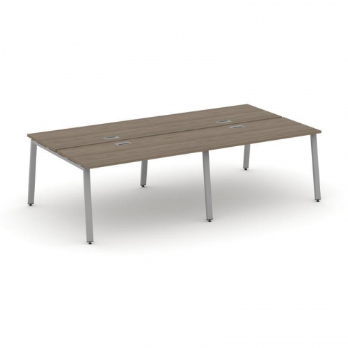 Style Project Рабочая станция 2-х сторон. SN-6A.DRS-044 Дуб Наварра/Металл Белый 3160*1432*750 фото 3