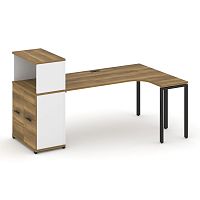 Стол эргономичный с опорным распашным шкафом Concept CN.SA-214(R)