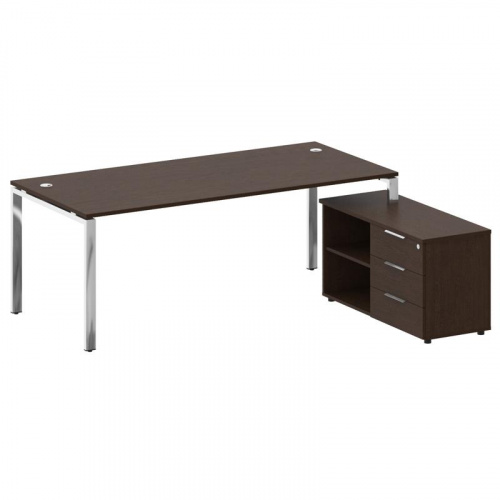 Стол руководителя с тумбой Metal System Direct БГ.СРТ-6.9 (R) фото 2 Стол руководителя с тумбой Metal System Direct БГ.СРТ-6.9 (R) фото 2