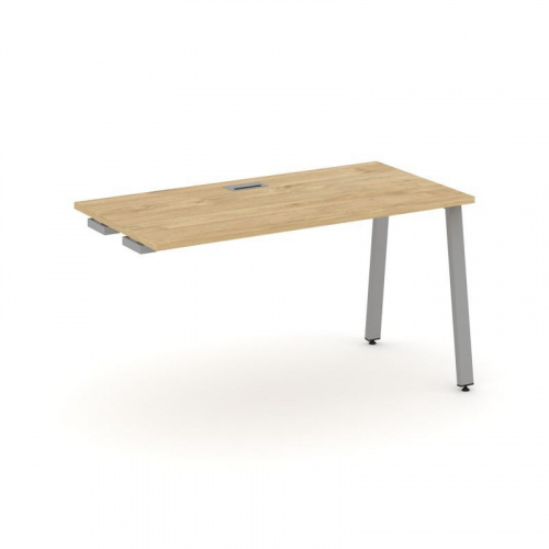 Style Project Стол-приставка к опор. элем. SN-6A.OPRS-014 Дуб Табак/Металл Белый 1580*700*750 фото 14