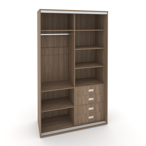 Корпус 2-х секционного шкафа высокого L=1400мм Maris SH.K2-4.1 K7 фото 5