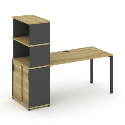 Стол офисный с опорным шкафом-купе Concept CN.SP-241 Стол офисный с опорным шкафом-купе Concept CN.SP-241