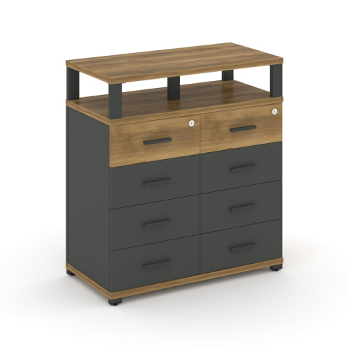 Тумба приставная c 8 ящиками и надставкой Concept CN.TSP-015 A Тумба приставная c 8 ящиками и надставкой Concept CN.TSP-015 A
