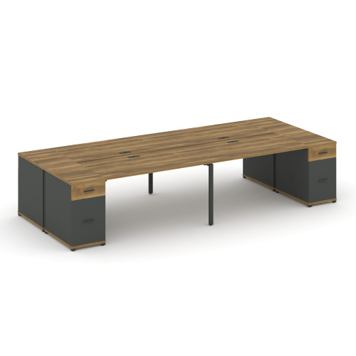 Бенч-система на 4 места с 2 опорными тумбами Concept CN.DRS-430 Бенч-система на 4 места с 2 опорными тумбами Concept CN.DRS-430