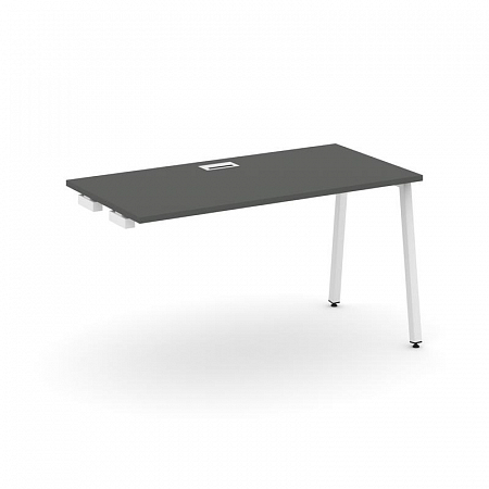 Style Project Стол-приставка к опор. элем. SN-4A.OPRS-013 Антрацит/Металл Белый 1380*700*750