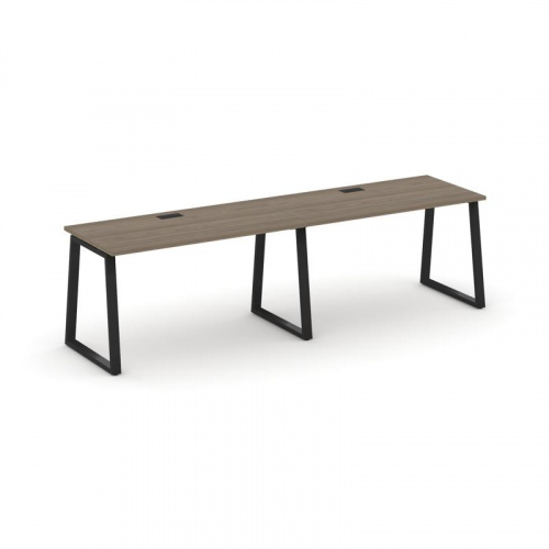 Style Project Рабочая станция 1 сторон. SN-6T1.ORS-023 Акация Лорка/Металл Антрацит/Заглушка Пластик фото 8