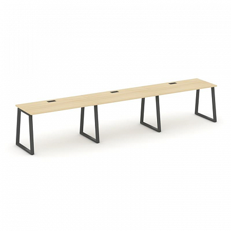 Style Project Рабочая станция 1 сторон. SN-6T1.ORS-044 Акация Лорка/Металл Антрацит/Заглушка Пластик