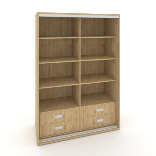 Корпус 2-х секционного шкафа низкого L=1400мм Maris SH.K2-4.2 K6 фото 3