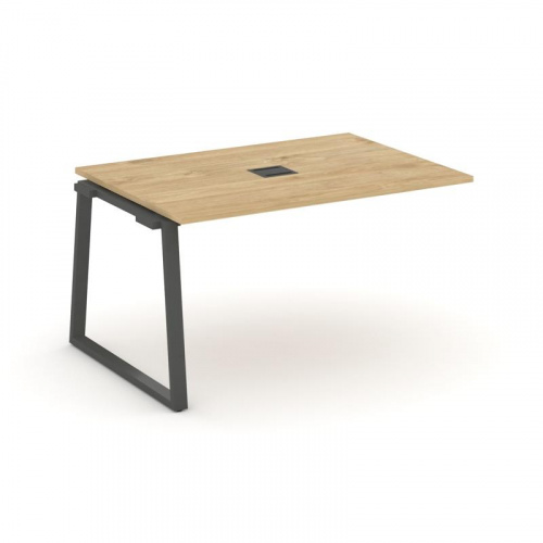 Style Project Проходной наб. элем. перег. стола SN-6T1.NSPRG-004 Акация Лорка/Металл Антрацит/Заглуш фото 22