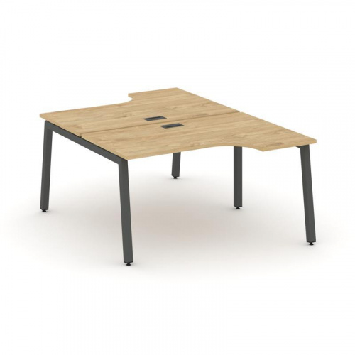 Style Project Рабочая станция эргоном. SN-5A.DRPA-012 Дуб Наварра/Металл Антрацит 1580*1432/1992*750 фото 16