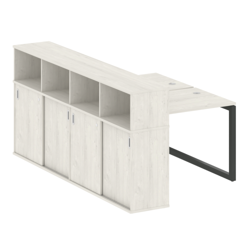 Бенч-система с шкафом-купе на О-обр. м/к Metal System Quattro 50БО.РС-СШК-4.1 фото 13 Бенч-система с шкафом-купе на О-обр. м/к Metal System Quattro 50БО.РС-СШК-4.1 фото 13