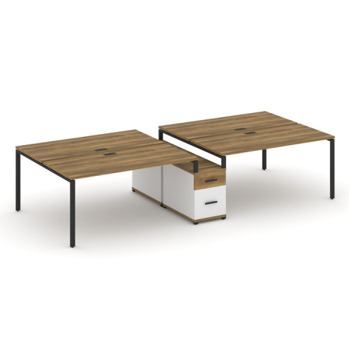 Бенч-система на 4 места с опорной тумбой Concept CN.DRS-316 фото 7