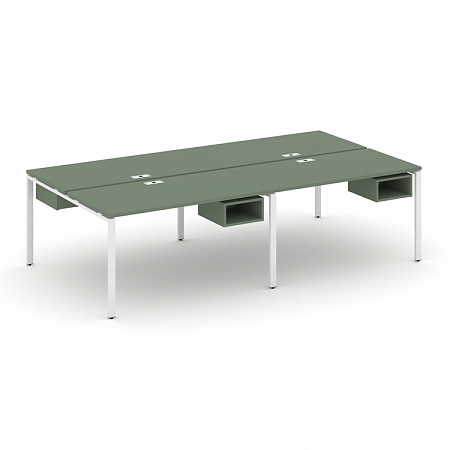 Бенч-система на 4 места с подвесными тумбами Concept CN.DRS-124