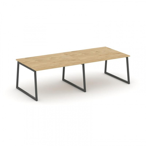 Style Project Стол переговорный SN-4T1.SPRG-043.3 Акация Лорка/Металл Антрацит 2760*1180*750 фото 6