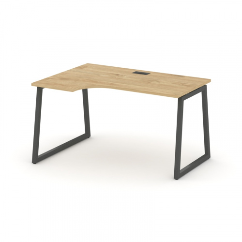 Style Project Стол рабочий эргоном. SN-4T1.SPA-001(L) Акация Лорка/Металл Антрацит/Заглушка Пластик фото 11 Style Project Стол рабочий эргоном. SN-4T1.SPA-001(L) Акация Лорка/Металл Антрацит/Заглушка Пластик фото 11