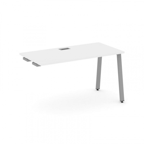 Style Project Стол-приставка к опор. элем. SN-6A.OPRS-014 Дуб Табак/Металл Белый 1580*700*750 фото 13