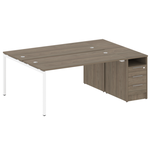 Бенч-система с тумбой на П-обр. м/к Metal System Quattro 40БП.РС-СТП-2.4 фото 2 Бенч-система с тумбой на П-обр. м/к Metal System Quattro 40БП.РС-СТП-2.4 фото 2