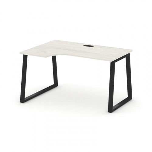 Style Project Стол рабочий эргоном. SN-6T1.SPA-001(L) Акация Лорка/Металл Антрацит/Заглушка Пластик фото 8 Style Project Стол рабочий эргоном. SN-6T1.SPA-001(L) Акация Лорка/Металл Антрацит/Заглушка Пластик фото 8