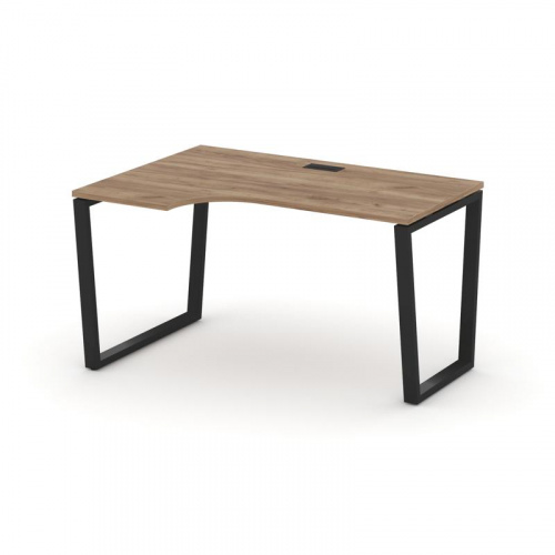 Style Project Стол рабочий эргоном. SN-6T2.SPA-022(L) Акация Лорка/Металл Антрацит/Заглушка Пластик фото 5