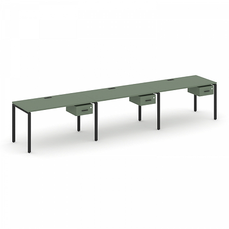 Бенч-система на 3 места с подвесными тумбами Concept CN.ORS-129