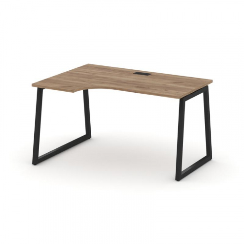 Style Project Стол рабочий эргоном. SN-4T1.SPA-001(L) Акация Лорка/Металл Антрацит/Заглушка Пластик фото 4 Style Project Стол рабочий эргоном. SN-4T1.SPA-001(L) Акация Лорка/Металл Антрацит/Заглушка Пластик фото 4