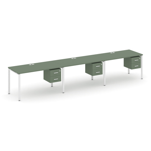 Бенч-система на 3 места с подвесными тумбами Concept CN.ORS-134 Бенч-система на 3 места с подвесными тумбами Concept CN.ORS-134