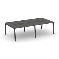 Style Project Рабочая станция 2-х сторон. SN-6A.DRS-051 Антрацит/Металл Антрацит 1960*1632*750