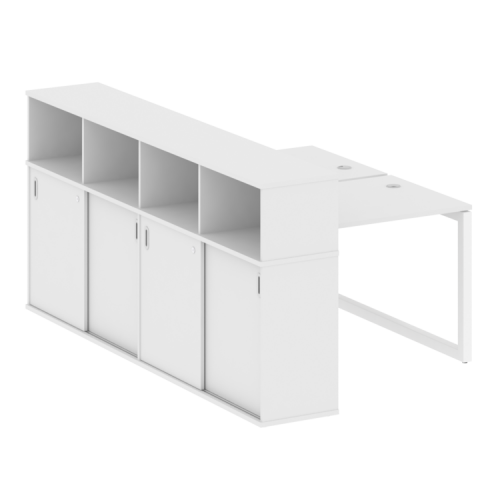 Бенч-система с шкафом-купе на О-обр. м/к Metal System Quattro 50БО.РС-СШК-4.1 фото 5 Бенч-система с шкафом-купе на О-обр. м/к Metal System Quattro 50БО.РС-СШК-4.1 фото 5