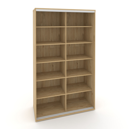 Корпус 2-х секционного шкафа высокого L=1400мм Maris SH.K2-4.1 K8 фото 3