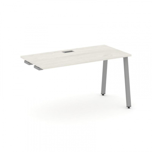 Style Project Стол-приставка к опор. элем. SN-6A.OPRS-014 Дуб Табак/Металл Белый 1580*700*750 фото 3