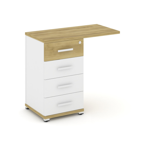 Тумба приставная с 4 ящикам Concept CN.TUS-001 W фото 11 Тумба приставная с 4 ящикам Concept CN.TUS-001 W фото 11