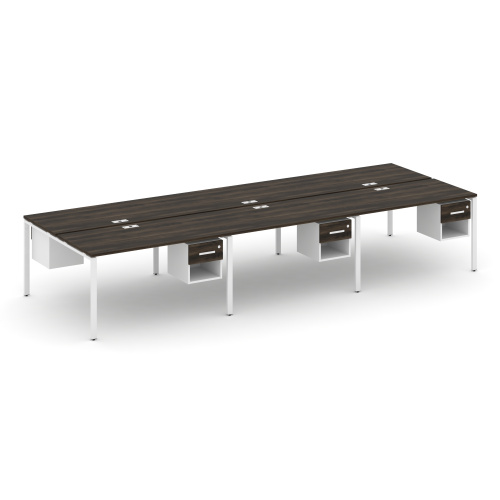 Бенч-система на 6 мест с подвесными тумбами Concept CN.DRS-159 фото 10 Бенч-система на 6 мест с подвесными тумбами Concept CN.DRS-159 фото 10